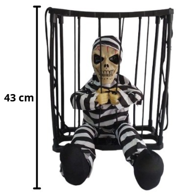 CAVEIRA ASSASSINA PRESA COM SOM E LUZ